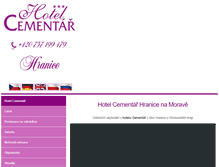Tablet Screenshot of cementar.hotel-cz.com